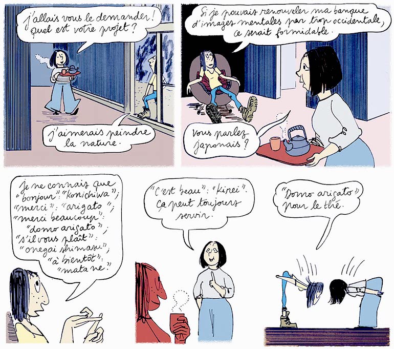 La jeune femme et la mer - BD - Avis Critique - Jeune dessinatrice française qui découvre le Japon